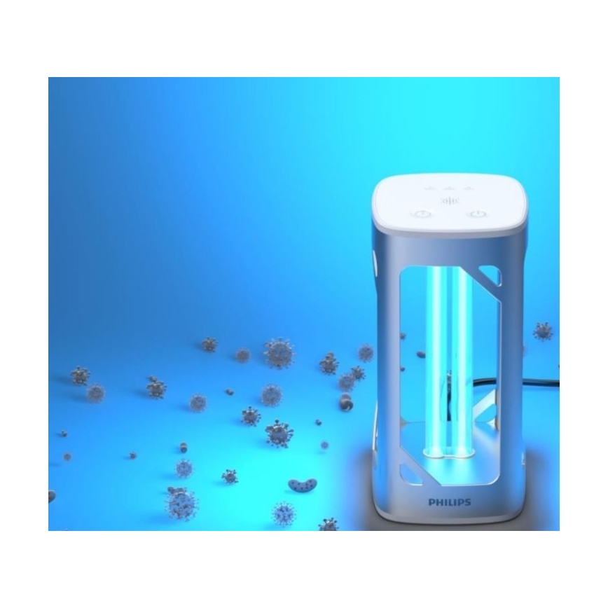 Philips - Bakteriedræbende lampe med sensor UV-C/24W/230V