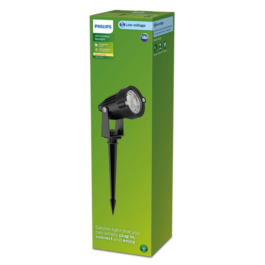 Philips - LED Udendørs spot CAPER LED/1,5W/24V IP44