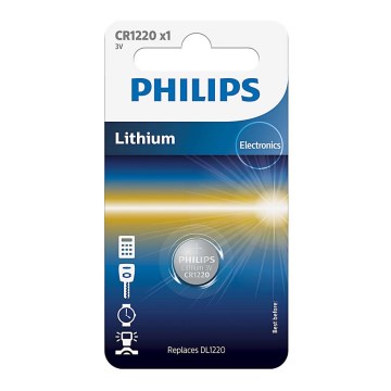 Philips CR1220/00B - Lithium knapcelle CR1220 MINICELLS 3V