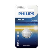 Philips CR2025/01B - Lithiumbatteri CR2025 MINICELLS 3V 165mAh