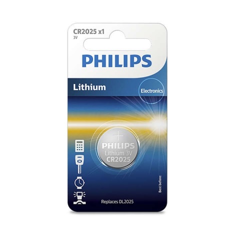 Philips CR2025/01B - Lithiumbatteri CR2025 MINICELLS 3V