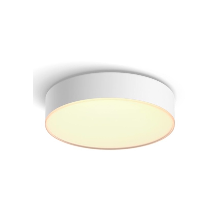 Philips - Hue dæmpbar LED-loftlampe 9,6 W/230 V 2200–6500 K Ø 261 mm hvid + fjernbetjening