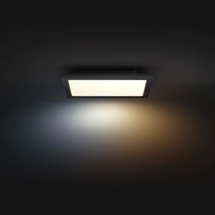 Philips - LED dæmpbar loftlampe Hue AURELLE LED/19W/230V 2200-6500K 30x30 cm sort