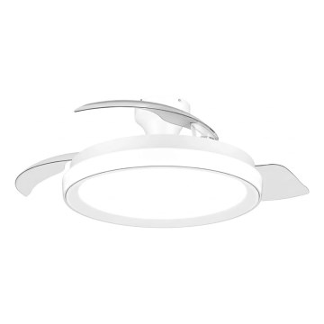 Philips - Dæmpbar LED-loftlampe med ventilator BLISS LED/35W/230V hvid + fjernbetjening