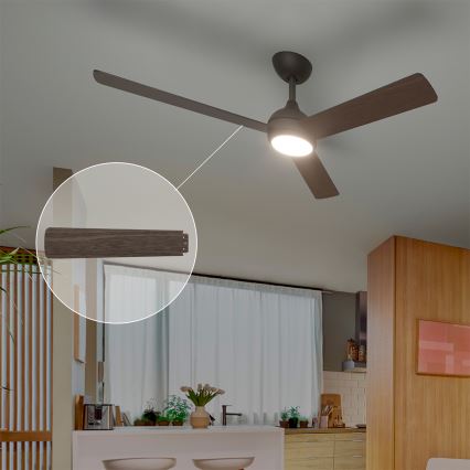 Philips - Dæmpbar LED-loftventilator CIVX LED/24W/230V + fjernbetjening