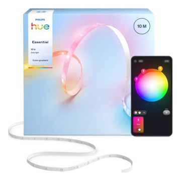 Philips - dæmpbar LED RGBW-strip Hue ESSENTIAL White And Color Ambiance 10m LED/27,2W/230V 2200-6500K