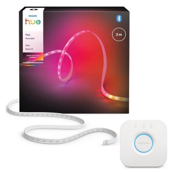 Philips - Dæmpbar RGBW LED-strimmel Hue FLUX 3m LED/12W/230V 2200-6500K + Hue bridge