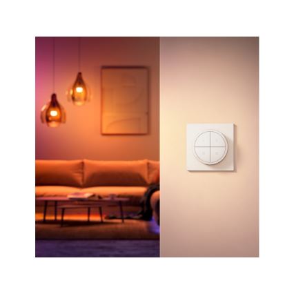 Philips - Fjernbetjening med kontakt Hue TAP 1xCR2032 hvid