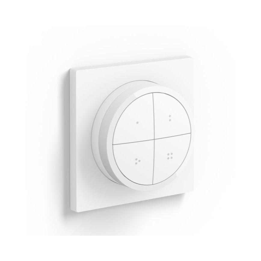Philips - Fjernbetjening med kontakt Hue TAP 1xCR2032 hvid