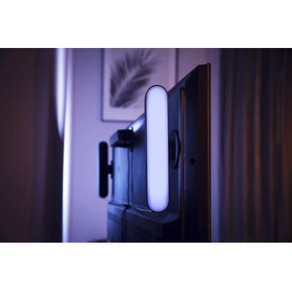 Philips - Udvidelsessæt LED RGB Bordlampe dæmpbar Hue PLAY LED/6W/230V sort