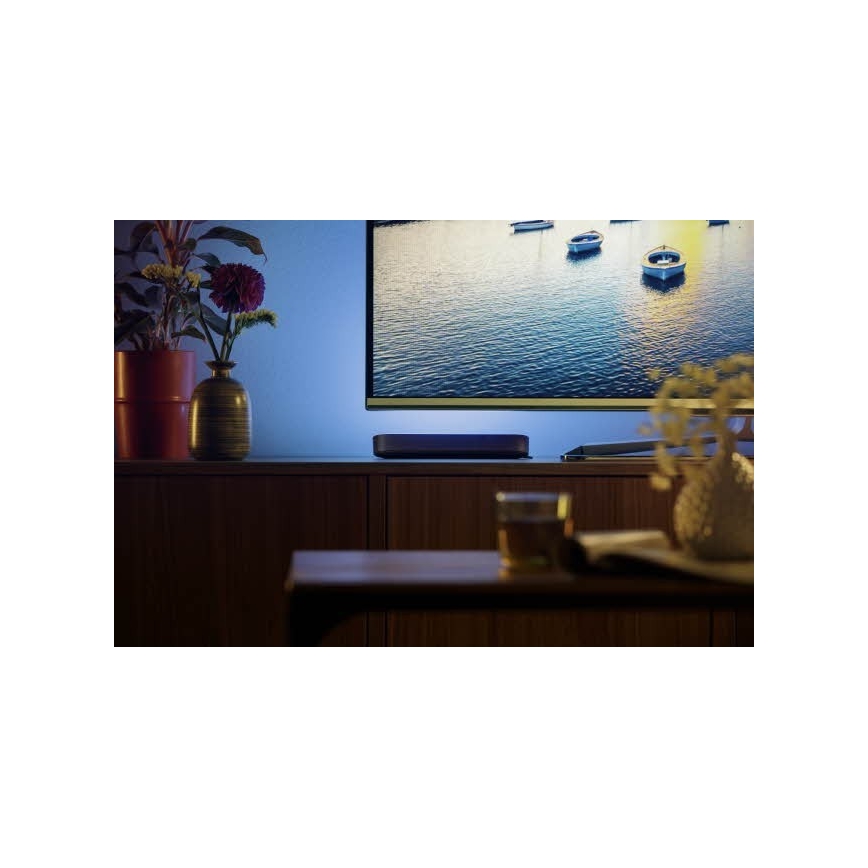 Philips - Udvidelsessæt LED RGB Bordlampe dæmpbar Hue PLAY LED/6W/230V sort
