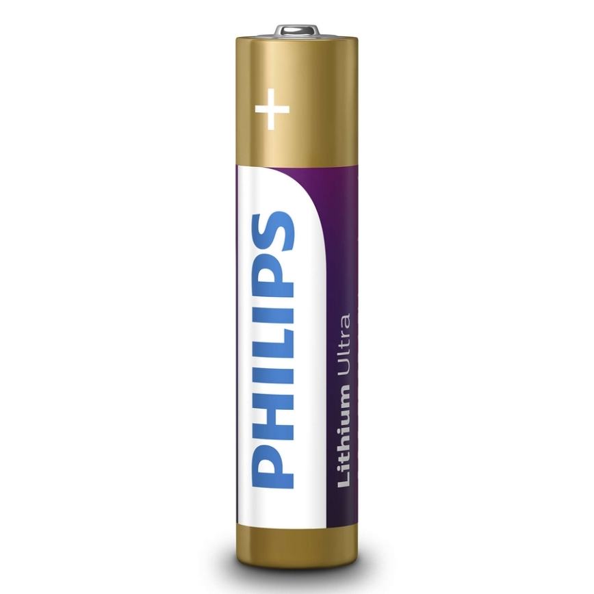 Philips FR03LB4A/10 - 4 stk. Lithiumbatteri AAA LITHIUM ULTRA 1,5V 800mAh