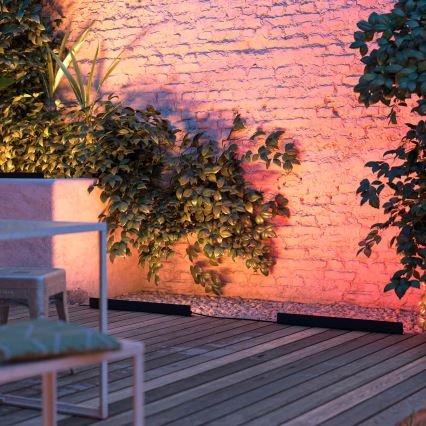 Philips - LED RGBW Dæmpbar udendørs lampe Hue White and Color Ambiance LED/20W/24V IP65