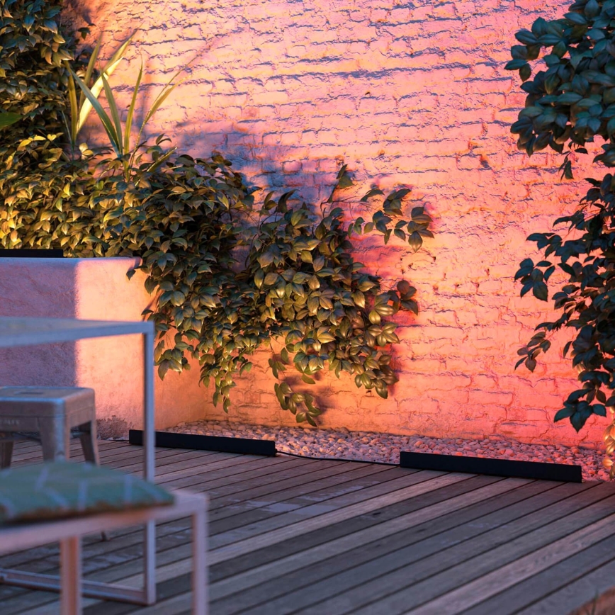 Philips - LED RGBW Dæmpbar udendørs lampe Hue White and Color Ambiance LED/20W/24V IP65