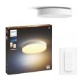 Philips Hue – dæmpbar LED-loftlampe, 48 W/230 V, 2200–6500 K, Ø 551 mm, hvid + fjernbetjening