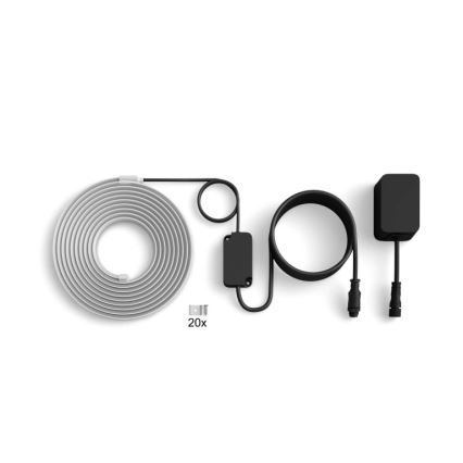 Philips - Dæmpbar RGBW udendørs LED-strip Hue FLUX 5m LED/30W/230V 2200-6500K IP67 + bevægelsessensor