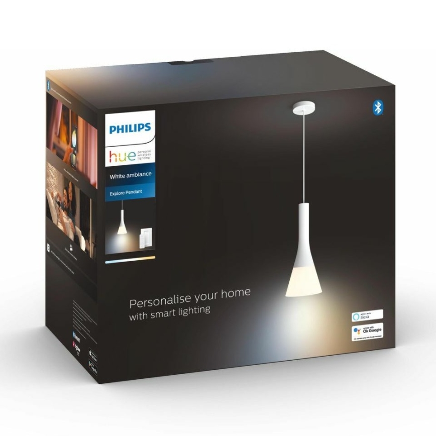 Philips - LED dæmpbar loftlampe på ledning Hue EXPLORE 1xE27/6W/230V 2200-6500K + fjernbetjening