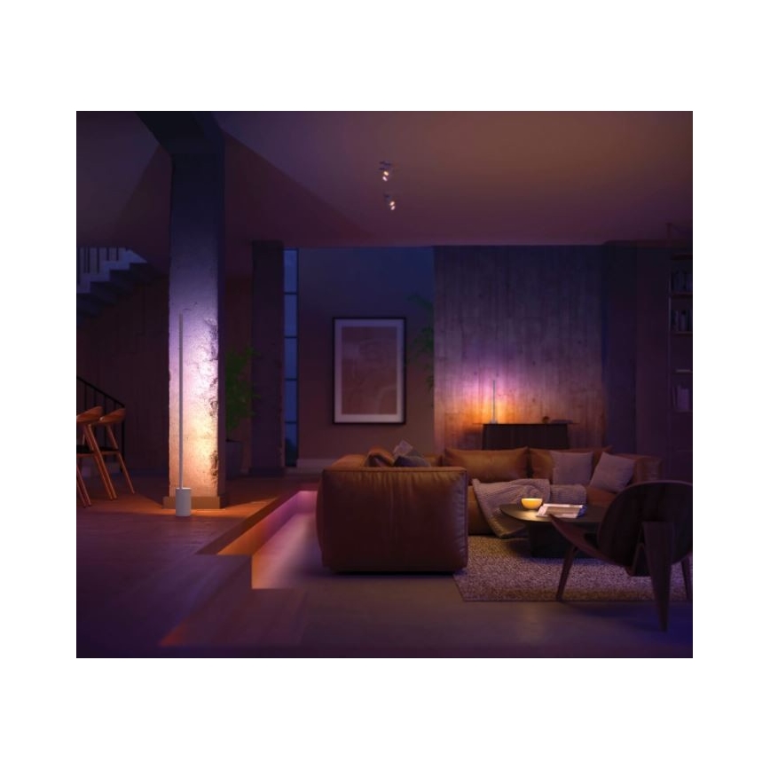 Philips - LED RGB Dæmpbar bordlampe Hue SIGNE LED/12W/230V 2000-6500K hvid