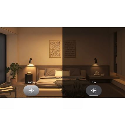 Startpakke Philips Hue WHITE AND COLOR AMBIANCE 3xE27/8,1W 1000-20000K + Hue Bridge og dimmer switch