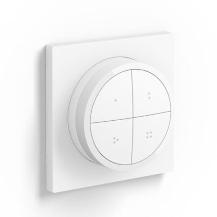 Philips - Fjernbetjening med tænd/sluk-knap Hue TAP 1xCR2032 hvid