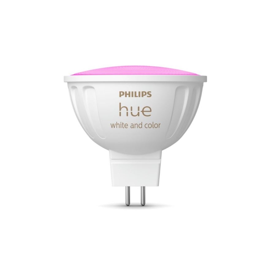 LED RGBW Dæmpbar pære Philips Hue White And Color Ambiance GU5,3/MR16/6,3W/12V 2000-6500K