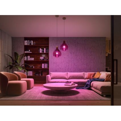 Grundsæt Philips Hue WHITE AND COLOR AMBIANCE 3xE27/9W/230V 2000-6500K + forbindelsesenhed