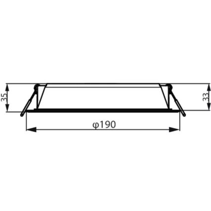 Philips - Indbygningslampe MESON LED/20W/230V 6500K