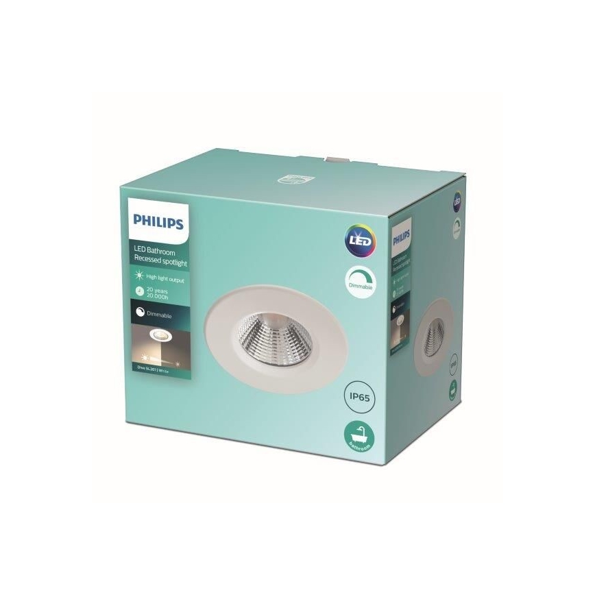 Philips - LED badeværelseslampe dæmpbar LED/5,5W/230V 2700K IP65