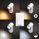 Philips - LED badeværelseslampe dæmpbar Hue ADORE 1xGU10/5W/230V IP44 + fjernbetjening