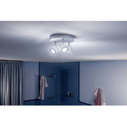 Philips - LED badeværelseslampe dæmpbar Hue ADORE 3xGU10/5W/230V IP44 + fjernbetjening