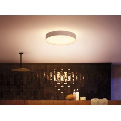 Philips - LED badeværelseslampe dæmpbar Hue DEVERE LED/19,2W/230V IP44 diam. 381 mm 2200-6500K + fjernbetjening