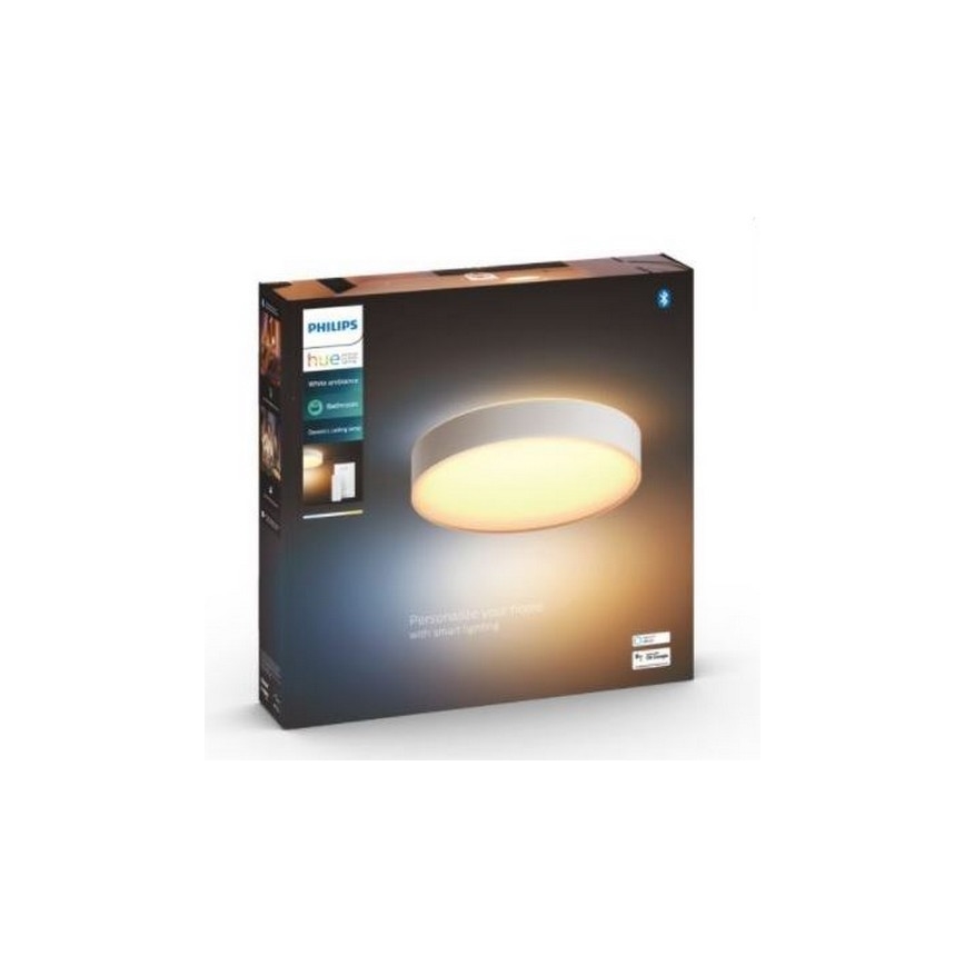 Philips - LED badeværelseslampe dæmpbar Hue DEVERE LED/33,5W/230V IP44 diam. 425 mm 2200-6500K + fjernbetjening