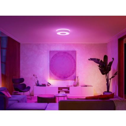 Philips - LED badeværelseslampe dæmpbar RGB-farver Hue XAMENTO LED/52,5W/230V IP44 diam. 425 mm 2000-6500K