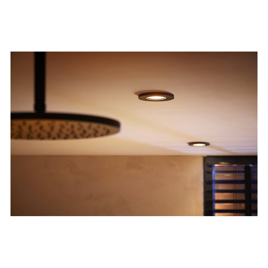 Philips - LED indbygningsspot dæmpbart RGBW-farver Hue XAMENTO GU10/5,7W/230V IP44 2200-6500K