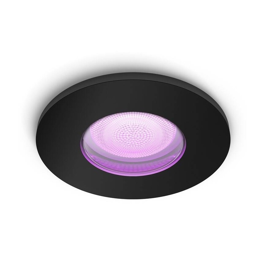 Philips - LED indbygningsspot dæmpbart RGBW-farver Hue XAMENTO GU10/5,7W/230V IP44 2200-6500K