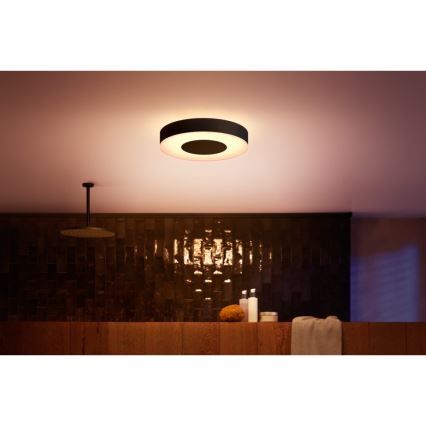 Philips - LED badeværelseslampe dæmpbar RGBW-farver Hue XAMENTO LED/33,5W/230V IP44 diam. 381 mm 2000-6500K