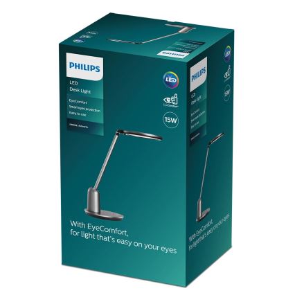 Philips - LED bordlampe m. touch-funktion dæmpbar EINSTEIN SCENE SWITCH LED/15W/230V 2800/4000/5100K CRI94