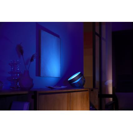 Philips - LED bordlampe dæmpbar RGB-farver Hue IRIS LED/8,2W/230V 2000-6500K sort