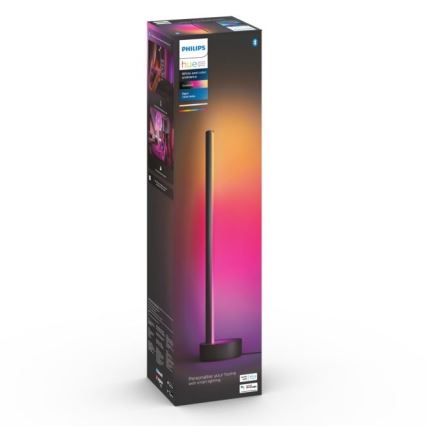 Philips - LED bordlampe dæmpbar RGB-farver Hue SIGNE LED/12W/230V 2000-6500K sort