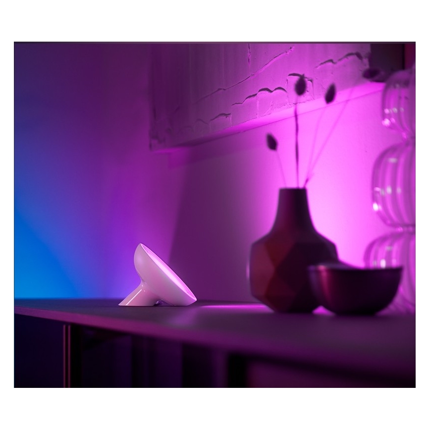 Philips - LED bordlampe dæmpbar RGB Hue BLOOM 1xLED/7,1W/230V