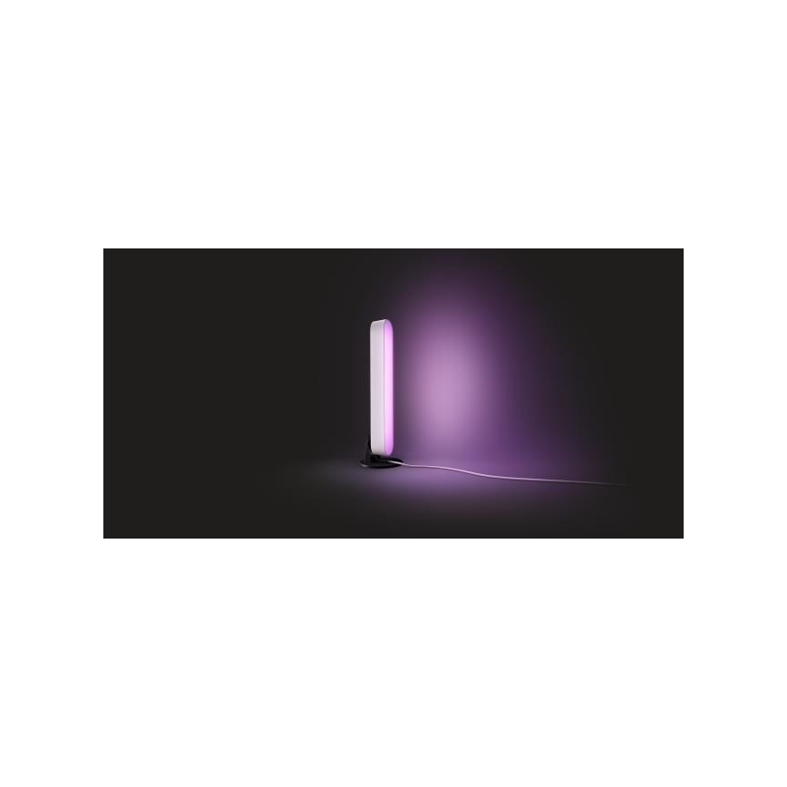 Philips - LED bordlampe dæmpbar RGB Hue PLAY SINGLE PACK White And Color Ambiance LED/6W/230V hvid