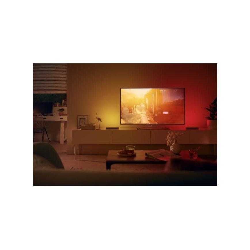 Philips - LED bordlampe dæmpbar RGB Hue PLAY SINGLE PACK White And Color Ambiance LED/6W/230V hvid