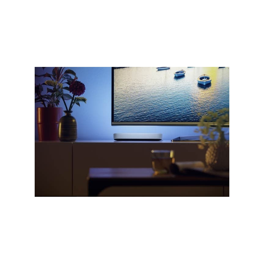 Philips - LED bordlampe dæmpbar RGB Hue PLAY SINGLE PACK White And Color Ambiance LED/6W/230V hvid
