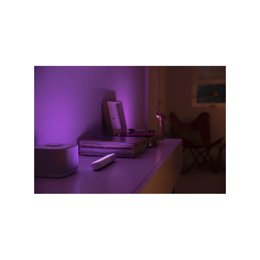 Philips - LED bordlampe dæmpbar RGB Hue PLAY SINGLE PACK White And Color Ambiance LED/6W/230V hvid