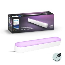 Philips - LED bordlampe dæmpbar RGB Hue SINGLE PACK White And Color Ambiance LED/6W/230V hvid