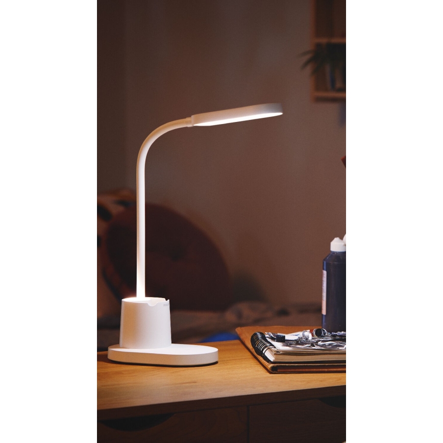 Philips - LED bordlampe m. touch-funktion dæmpbar BUCKET LED/7W/5V 1800 mAh 3000/4000/5700K CRI 90