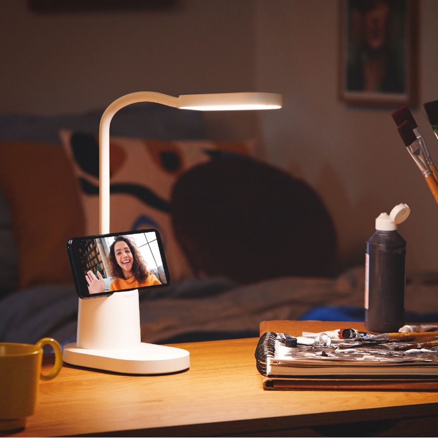 Philips - LED bordlampe m. touch-funktion dæmpbar BUCKET LED/7W/5V 1800 mAh 3000/4000/5700K CRI 90