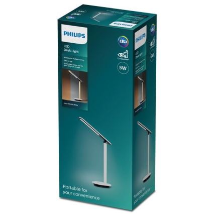 Philips - LED bordlampe m. touch-funktion IVORY LED/5W/5V 2700/3600/5000K CRI 90