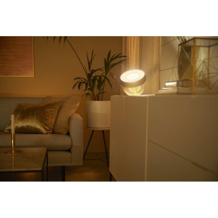 Philips - LED bordlampe RGB Hue IRIS LED/10W/230V gylden
