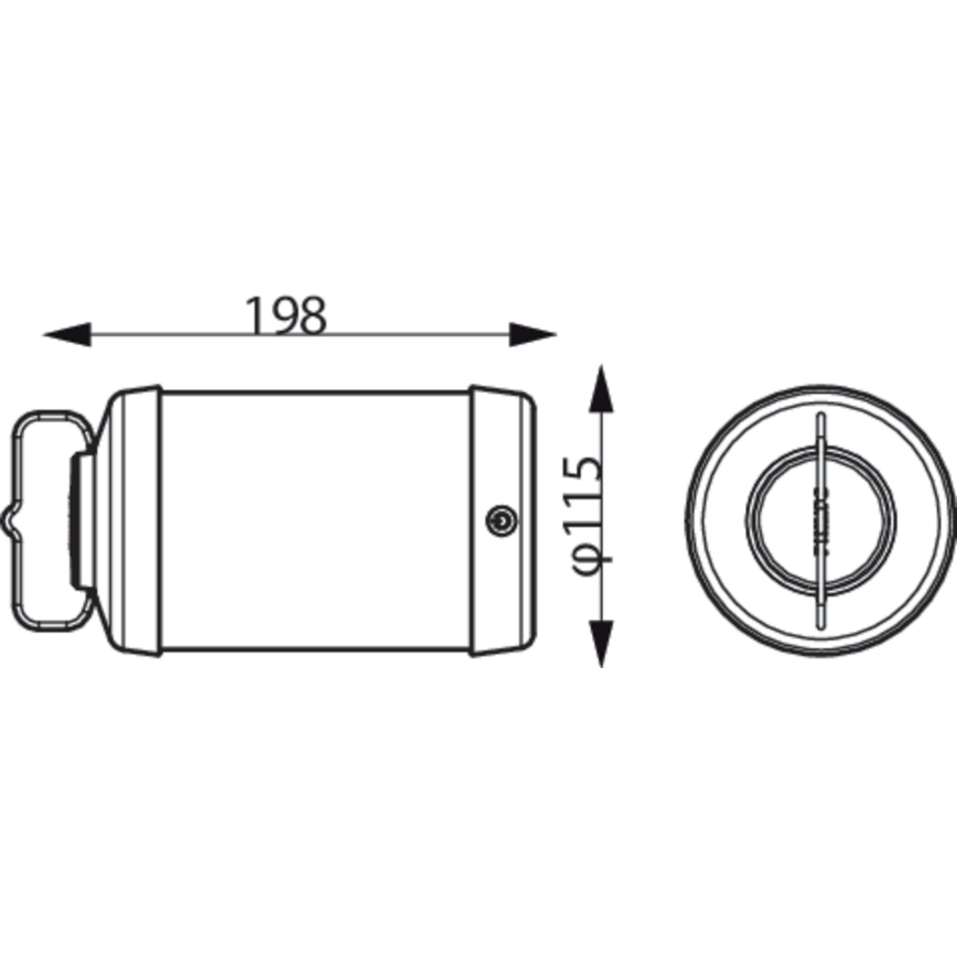Philips - LED Dæmpbar bærbar lampe CICERO LED/6W/5V 4000 mAh IP54